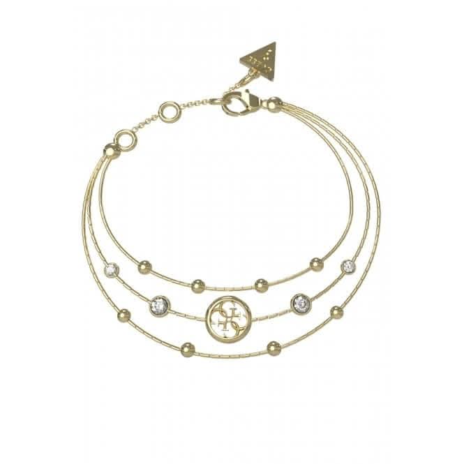 Ladies Perfect Illusion Gold Crystal Bracelet UBB03377YGL