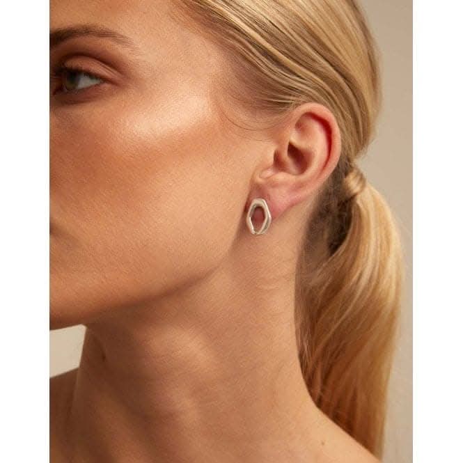 Ladies Silver Metal EarringsUNOde50PEN0839MTL0000U