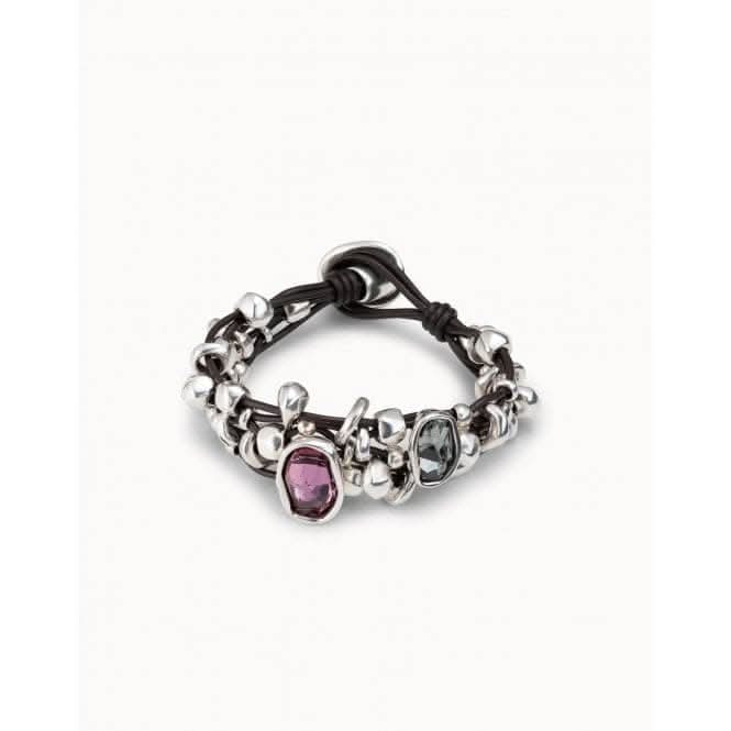 Lady Marmalade Multicolor Crystal Faceted Crystal BraceletUNOde50PUL1199RSAHUM0L