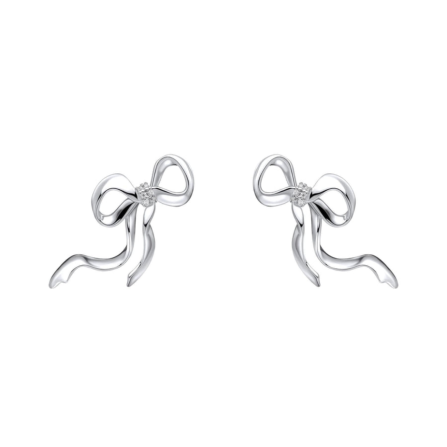 Laura Ashley Ribbon Bow Earrings E6530C