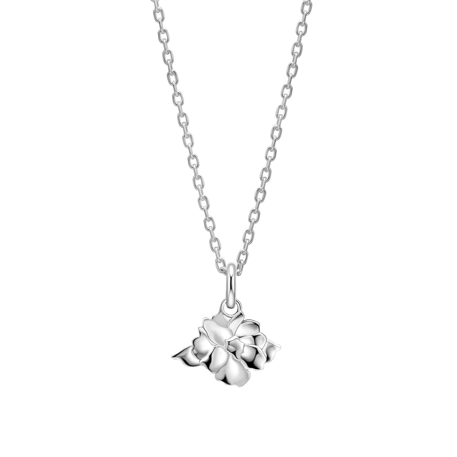 Laura Ashley Silver Plated Albertine Rose Necklace N4636Laura AshleyN4636
