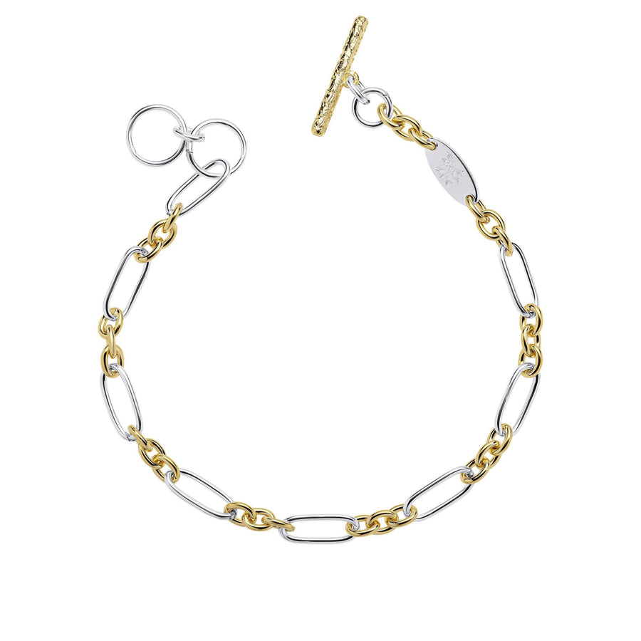 Laura Ashley Two Tone T-Bar Bracelet B5549