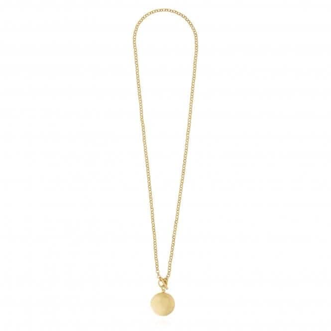 Life Lockets Gold Round Locket 50cm Necklace 4513