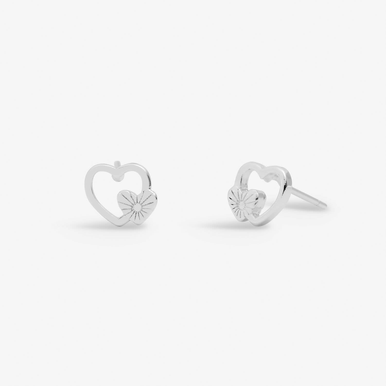 Lifes A Charm Daughter Silver Plated Earrings 7862Joma Jewellery7862