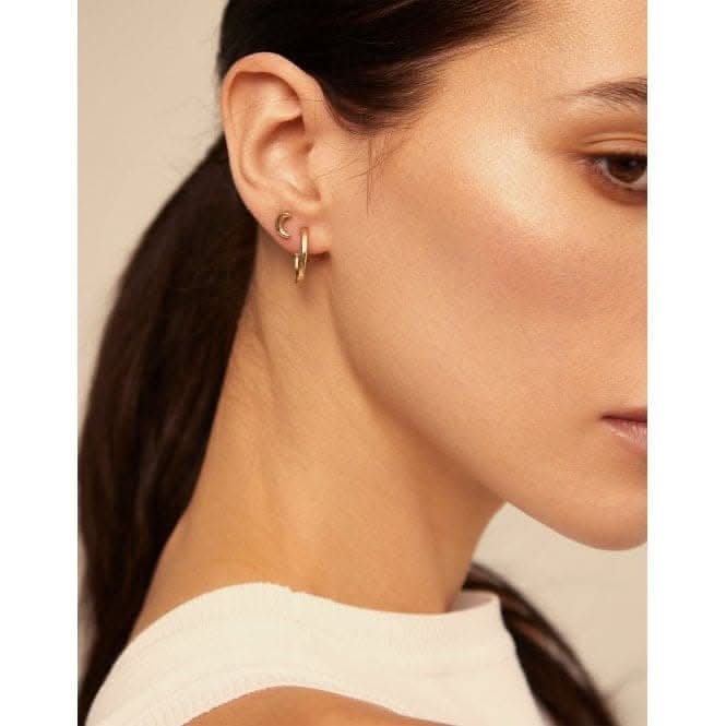 Light Us Up Stud Golden Metal PiercingUNOde50PIE0005ORO0000U