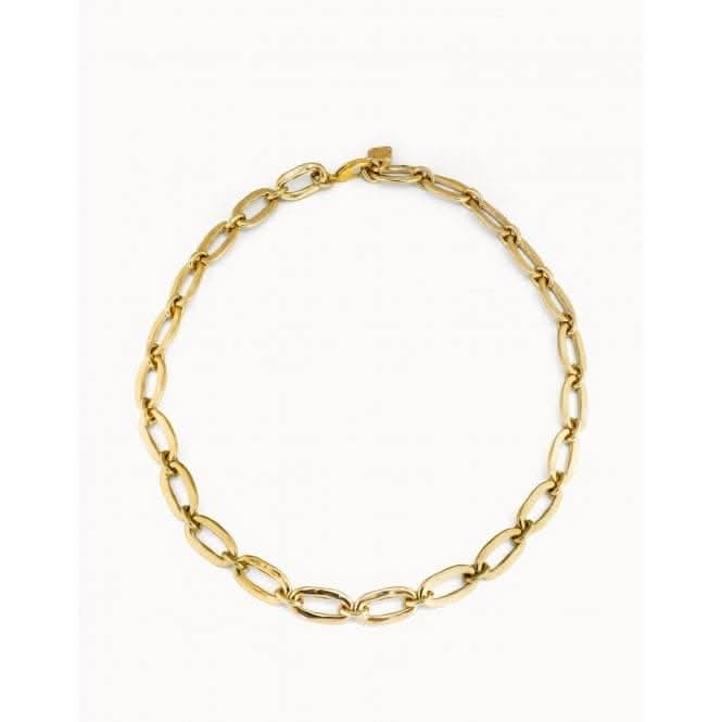 Link Golden Metal NecklaceUNOde50COL0729ORO0000U