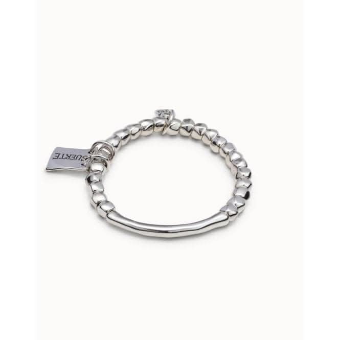 Lucky Silver Metal Bracelet