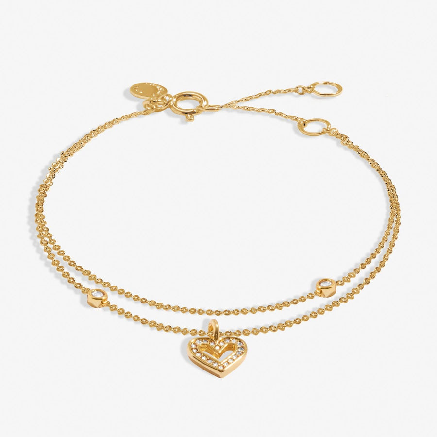 Lumia Heart Gold Plated Bracelet 8642