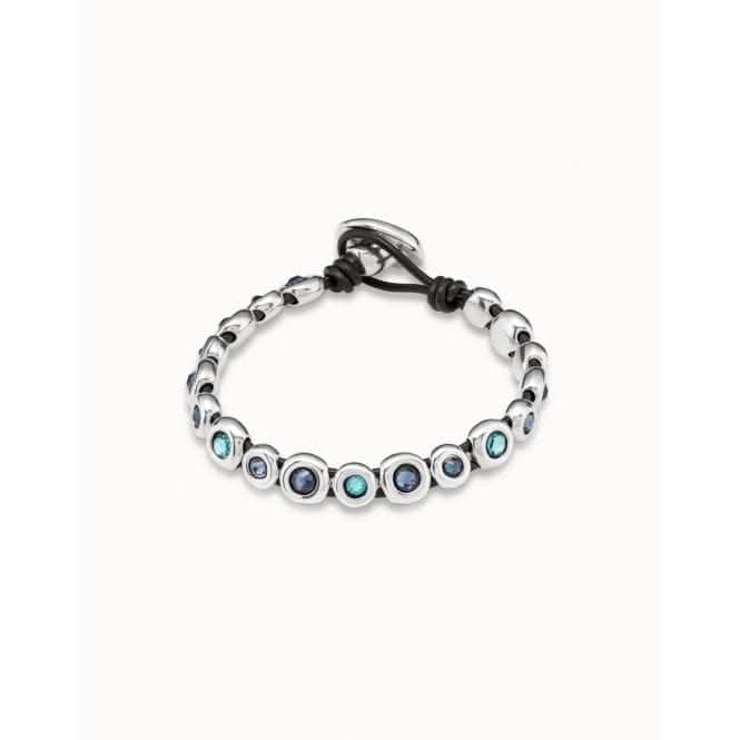 Magic Touch Blue Faceted Crystal Bracelet