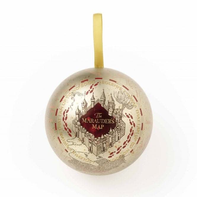 Marauders Map Christmas Gift Bauble & Pin Badge