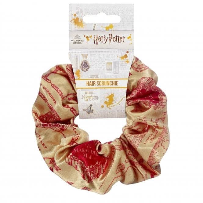 Marauders Map Hair Scrunchie HPHS0118