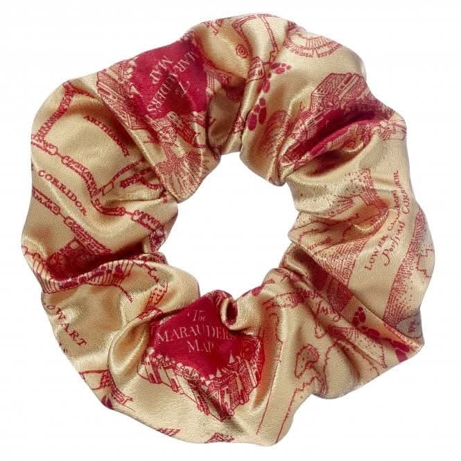 Marauders Map Hair Scrunchie HPHS0118