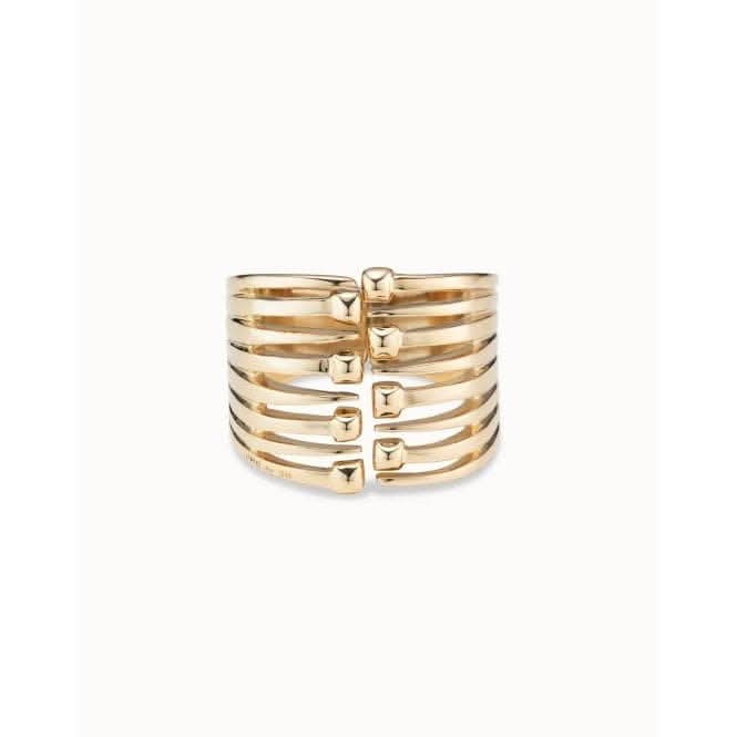 Matching Golden Metal BraceletUNOde50PUL2313ORO0000M