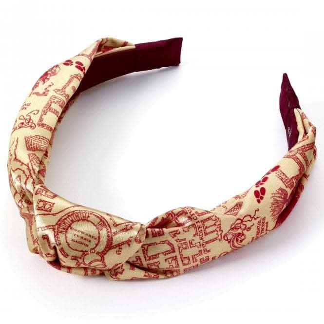 Mauraders Map Knotted Headband HPKH0118