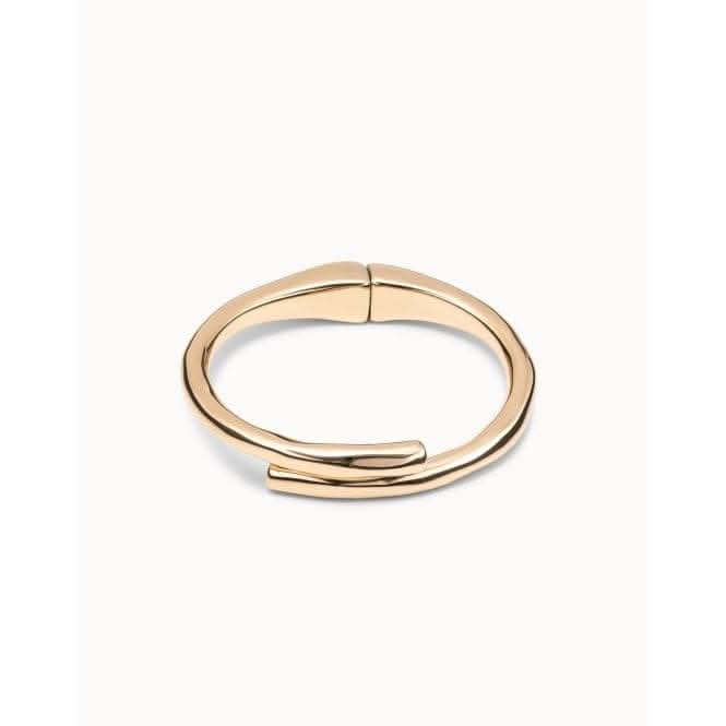 Meetingpoint Golden Metal Bangle Bracelet PUL2187ORO
