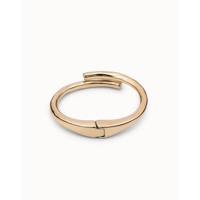 Meetingpoint Golden Metal Bangle Bracelet PUL2187ORO