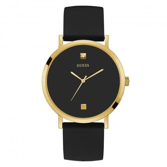 Mens Dress Stainless Steel Black Watch W1264G1Guess WatchesW1264G1