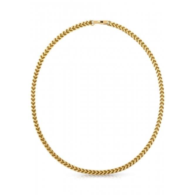 Mens Gold - tone Plated 21" Foxtail Chain Necklace UMN01337YGGuess JewelleryUMN01337YG