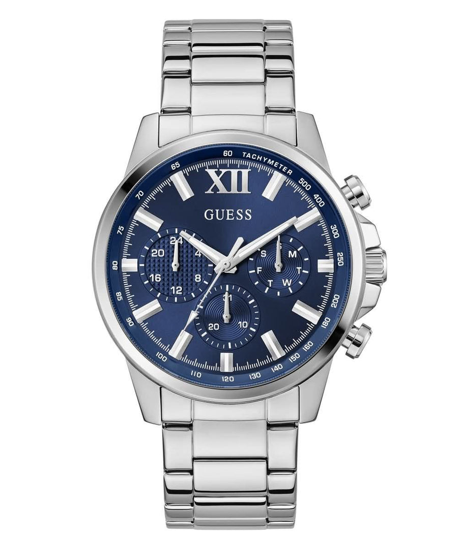 Men's Silver Blue Walker Watch GW0900G4