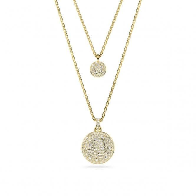 Meteora White Gold - tone Plated Layered Pendant 5683442Swarovski5683442