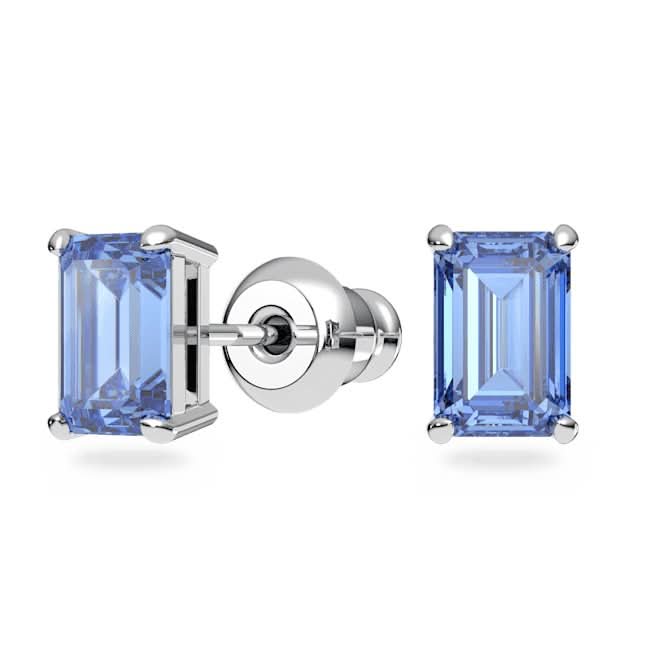 Millenia Octagon Cut Blue Rhodium Plated Set 5641171Swarovski5641171