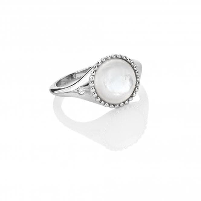 Mother of Pearl Circle Ring DR258Hot DiamondsDR258/K