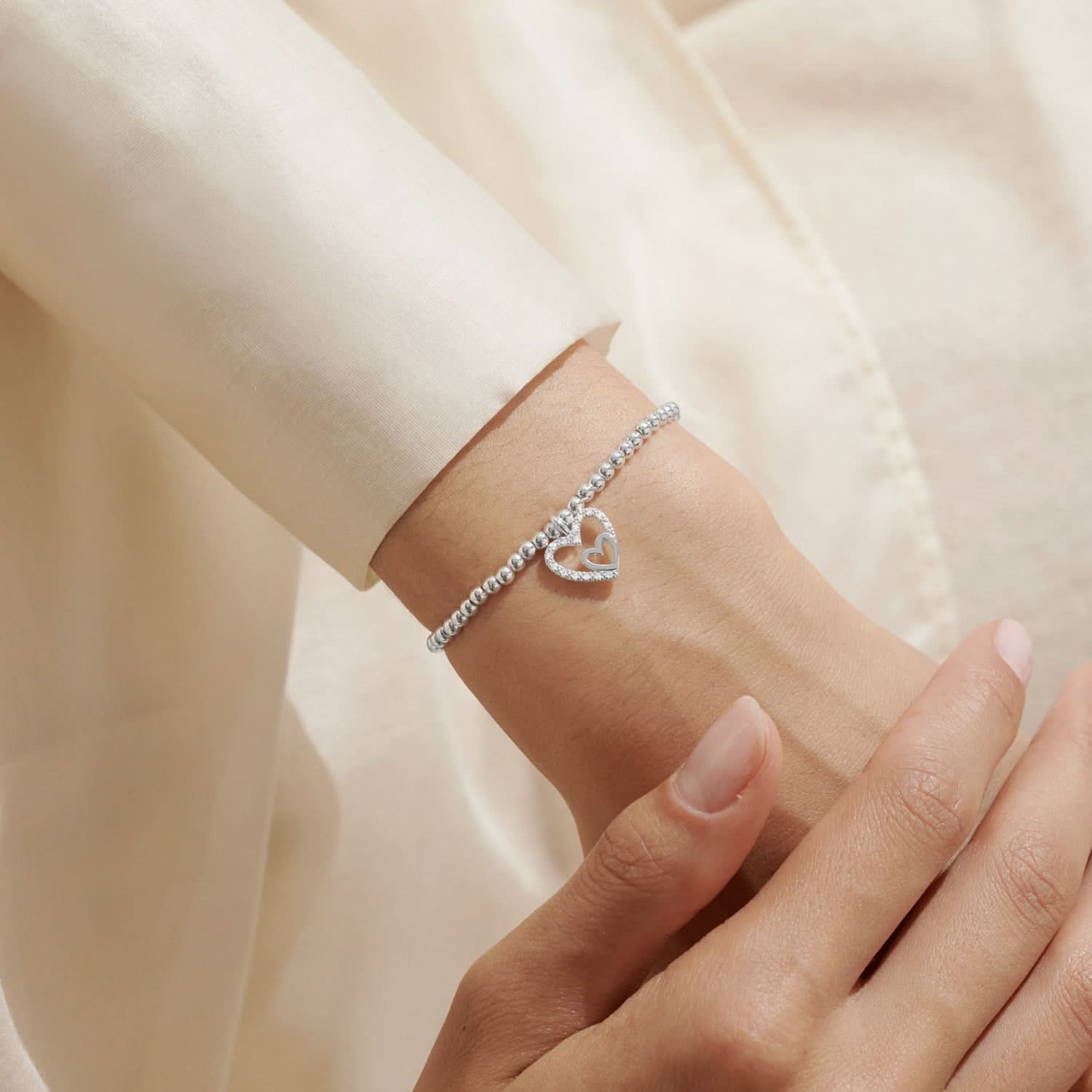 Mother's Day A Little Happy Mother's Day Silver Plated Bracelet 8507Joma Jewellery8507