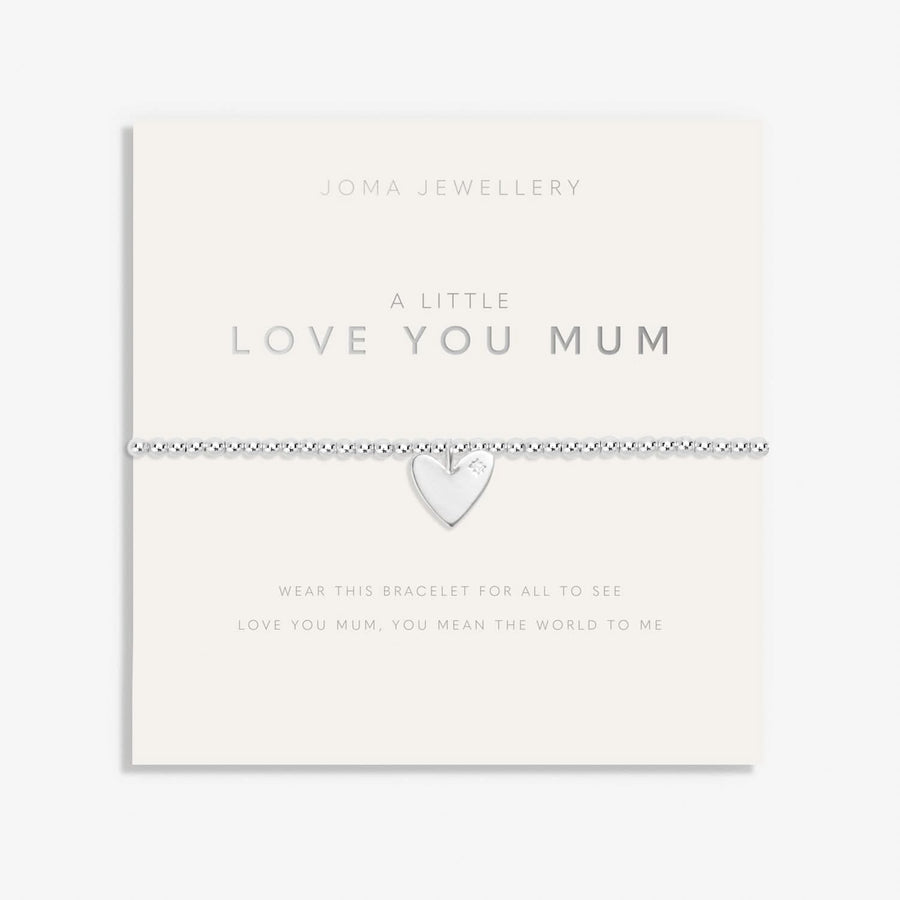 Mother's Day A Little Love You Mum Silver Plated Bracelet 8512