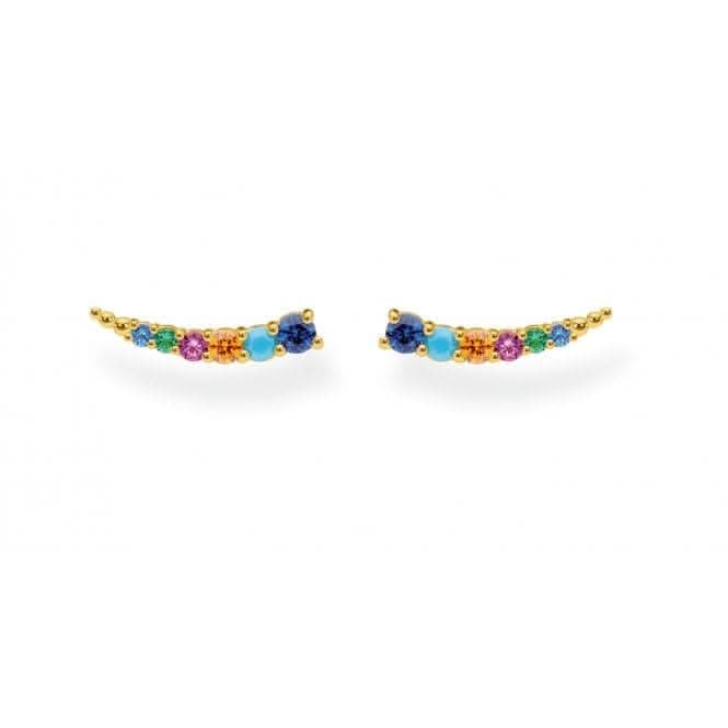 Multicoloured Ear Climbers H2158-488-7