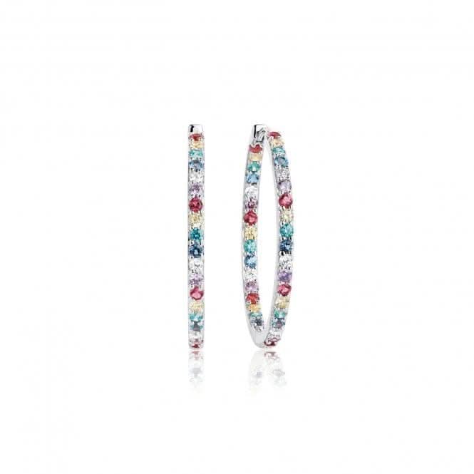 Multicoloured Zirconia Bovalino Earrings SJ-E1790-XCZ