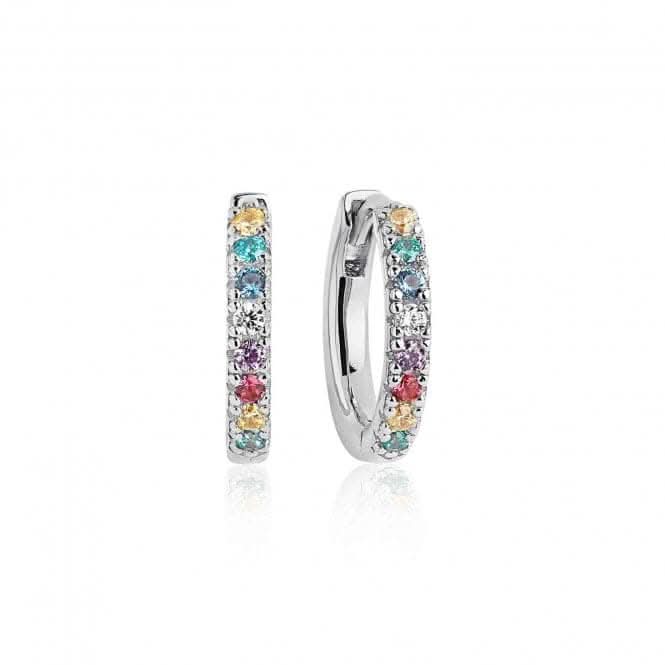 Multicoloured Zirconia Ellera Medio Earrings SJ-E2859-XCZ