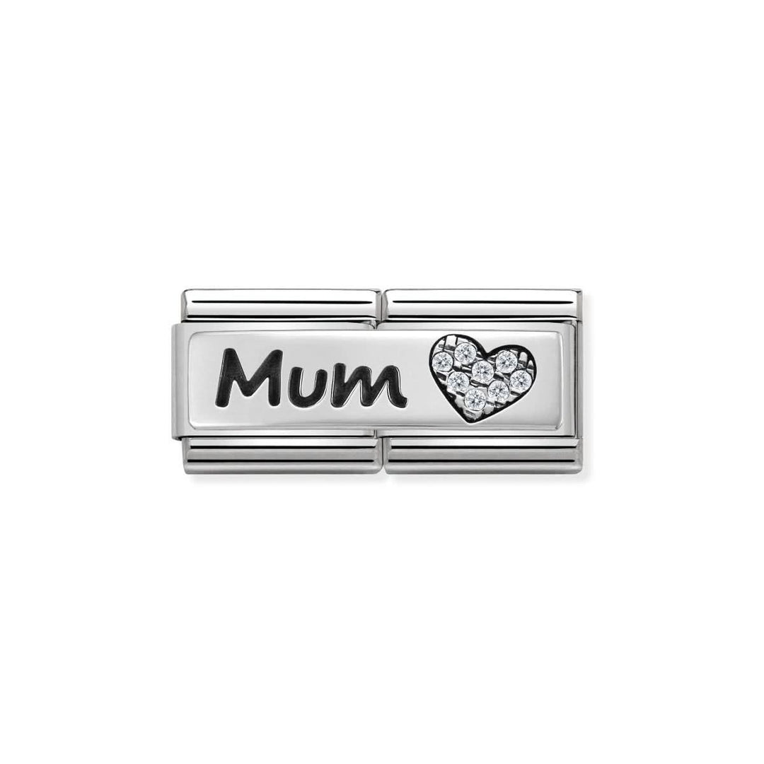 Composable Double Classic Zirconia Mum Link 330731/07