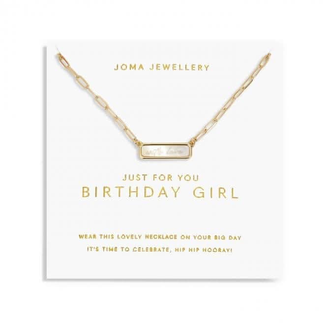 My Moments 'Just For You Birthday Girl' Necklace 5824Joma Jewellery5824