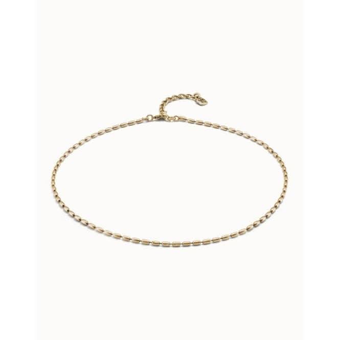 Mychain Golden Metal Necklace