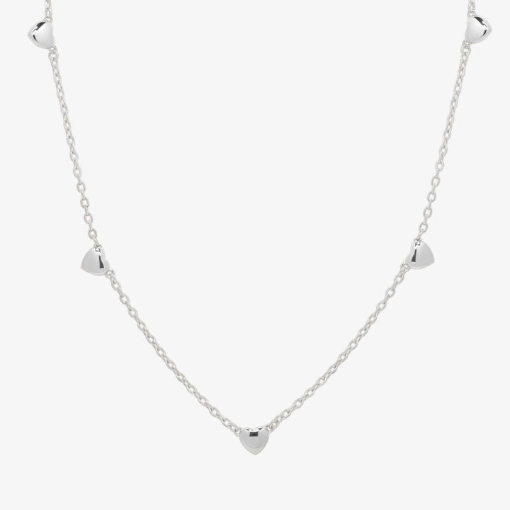 Hearts charm necklace-1