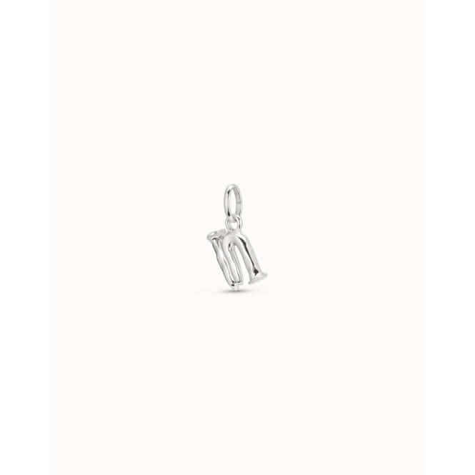 Gimme A Letter N Silver Metal Charm CHA0040MTL0000U
