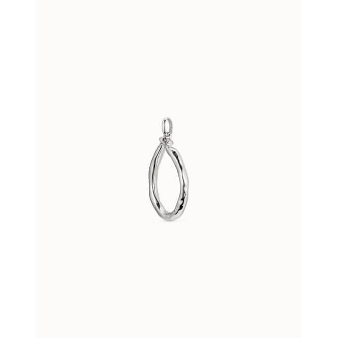 Gimme A Letter O Large Silver Metal Charm CHA0015MTL0000U
