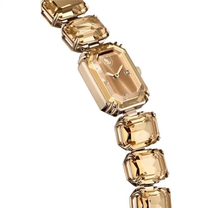 Octagon Cut Brown Champagne Gold - tone Finish Watch 5630831Swarovski5630831