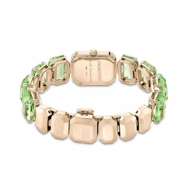 Octagon Cut Green Champagne Gold - tone Finish Watch 5630834Swarovski5630834