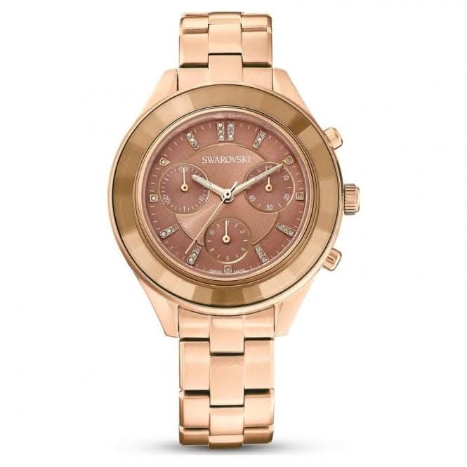 Octea Lux Sport Metal Brown Gold - tone Finish Watch 5632472Swarovski5632472