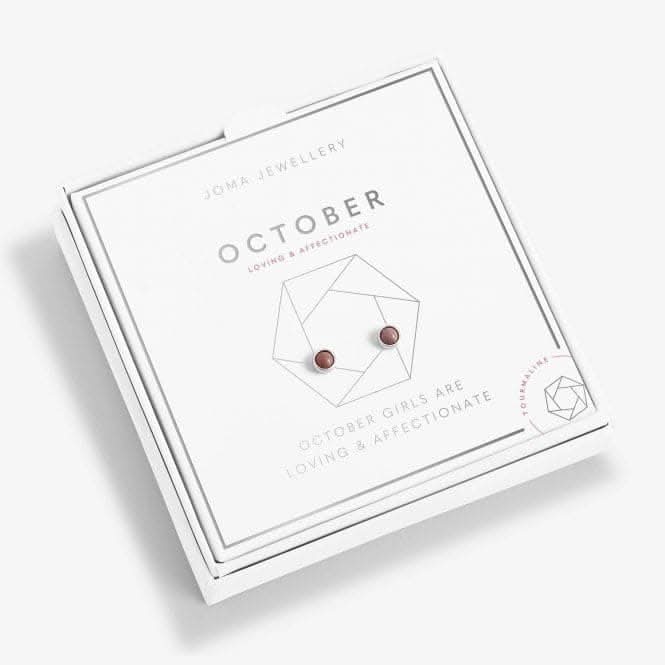 October Birthstone Boxed Earrings 5537