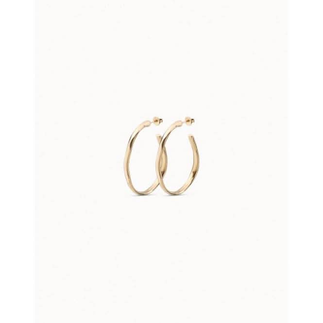 Ohmmm.. Golden Metal EarringsUNOde50PEN0419ORO0000U