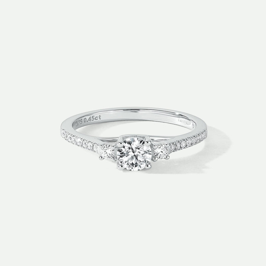 Olivia | 9ct White Gold 0.45ct tw Lab Grown Diamond Ring