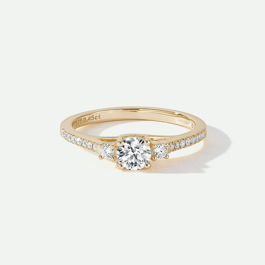Olivia | 9ct Yellow Gold 0.45ct tw Lab Grown Diamond Ring