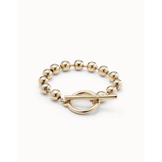 On / Off Golden Metal BraceletUNOde50PUL1903ORO0000M