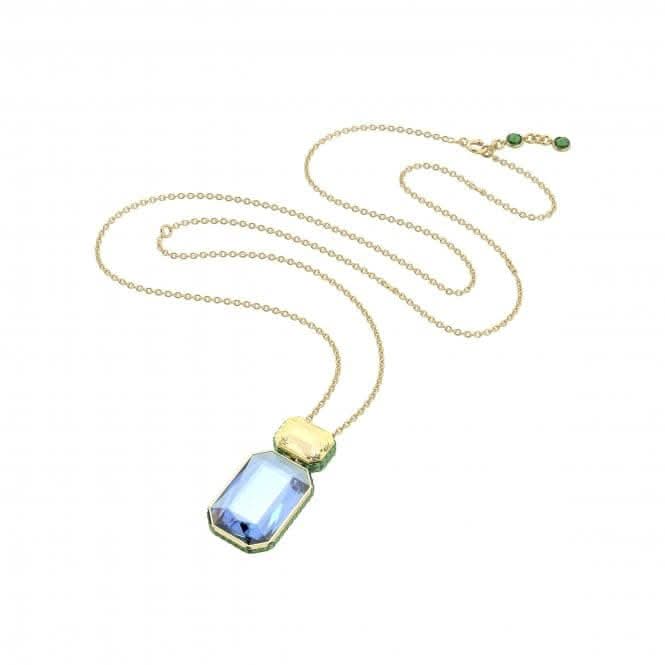 Orbita Octagon Cut Crystal Gold Plated Necklace 5615706Swarovski5615706