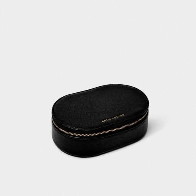 Oval Black Jewellery Box KLB3359