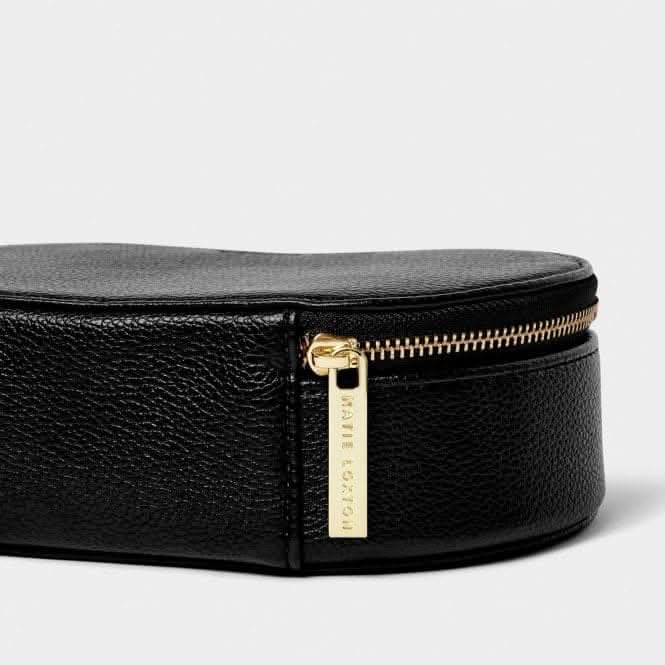 Oval Black Jewellery Box KLB3359