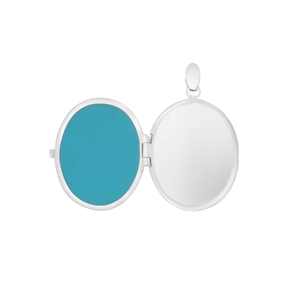 Elements Dragonfly Blue Enamel Locket P4035T