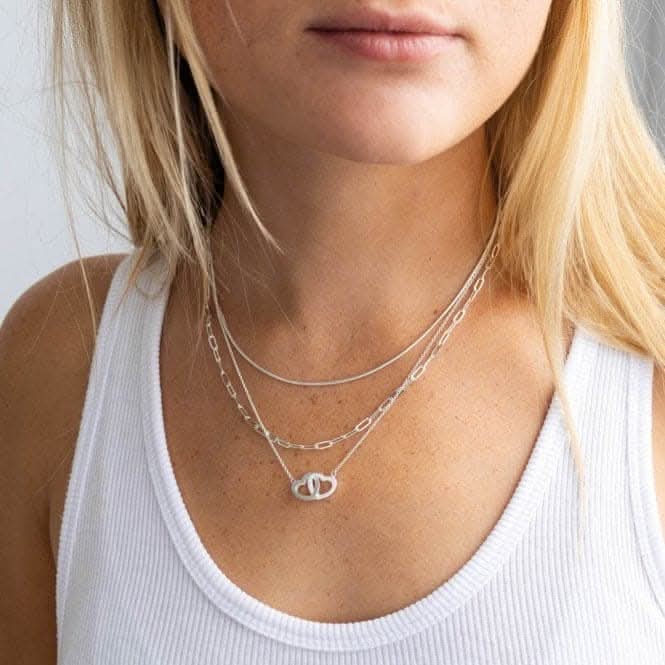 Paperclip Link Chain 18 Necklace 96812HP